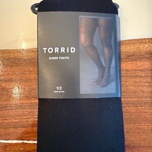 Torrid Black Sheer Tights